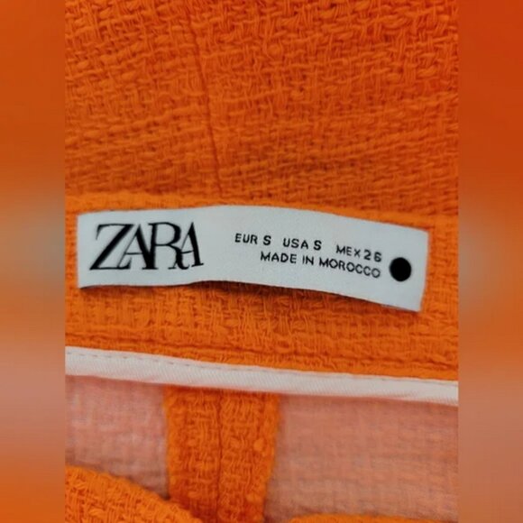 Zara Textured Tweed Skirt Set Size S - Picture 7 of 8